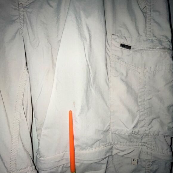 Columbia Mens Size 38/32 Cream Omni Shade Sun Protection Cargo Pants - Picture 3 of 12